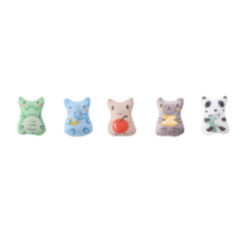 HKM-2424893 Interactive Plush Cat Toy with Catnip – Assorted Animal Designs