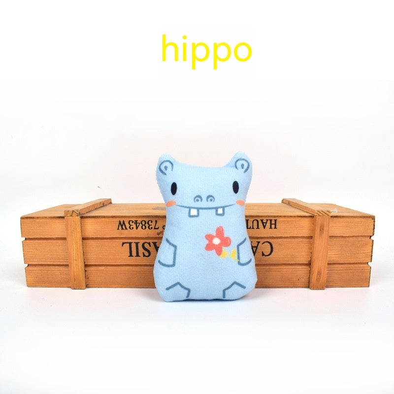 HKM-2424893 Interactive Plush Cat Toy with Catnip – Assorted Animal Designs