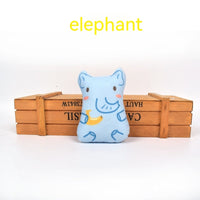 HKM-2424893 Interactive Plush Cat Toy with Catnip – Assorted Animal Designs