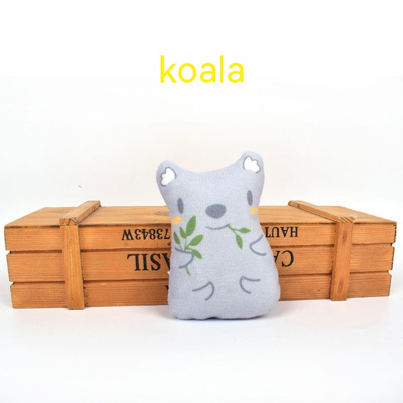 HKM-2424893 Interactive Plush Cat Toy with Catnip – Assorted Animal Designs