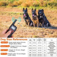 HKM-2425533 Waterproof Dog Training Collar with Beep, Vibration, and Electric Shock Features
