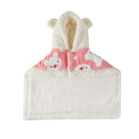 HKM-2426685 Cozy Flannel Hooded Pajamas for Pets - Warm and Thickened Sleepwear in White, Gray, Pink
