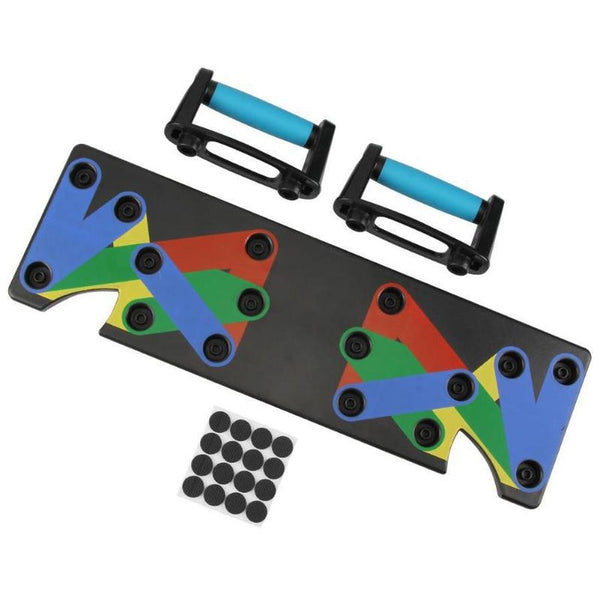 HKM-242707 Power Press Push Up Board with Nine Functional Stations for Full-Body Workouts
