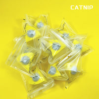 HKM-2427325 Catnip Chew Balls for Cats - Natural Digestive Health and Fresh Breath Toys for Indoor Felines