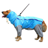 HKM-2428221 All-Weather Four-Legged Pet Raincoat for Small to Large Dogs