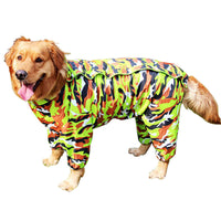 HKM-2428221 All-Weather Four-Legged Pet Raincoat for Small to Large Dogs