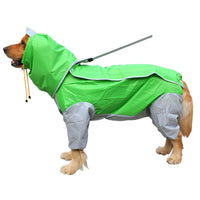 HKM-2428221 All-Weather Four-Legged Pet Raincoat for Small to Large Dogs