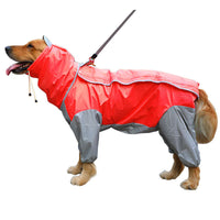 HKM-2428221 All-Weather Four-Legged Pet Raincoat for Small to Large Dogs