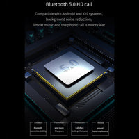 HKM-243155 Bluetooth MP3 Car Player with Noise Reduction, Dual USB Fast Charging, and Compatibility for Android/iOS