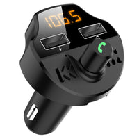 HKM-243155 Bluetooth MP3 Car Player with Noise Reduction, Dual USB Fast Charging, and Compatibility for Android/iOS