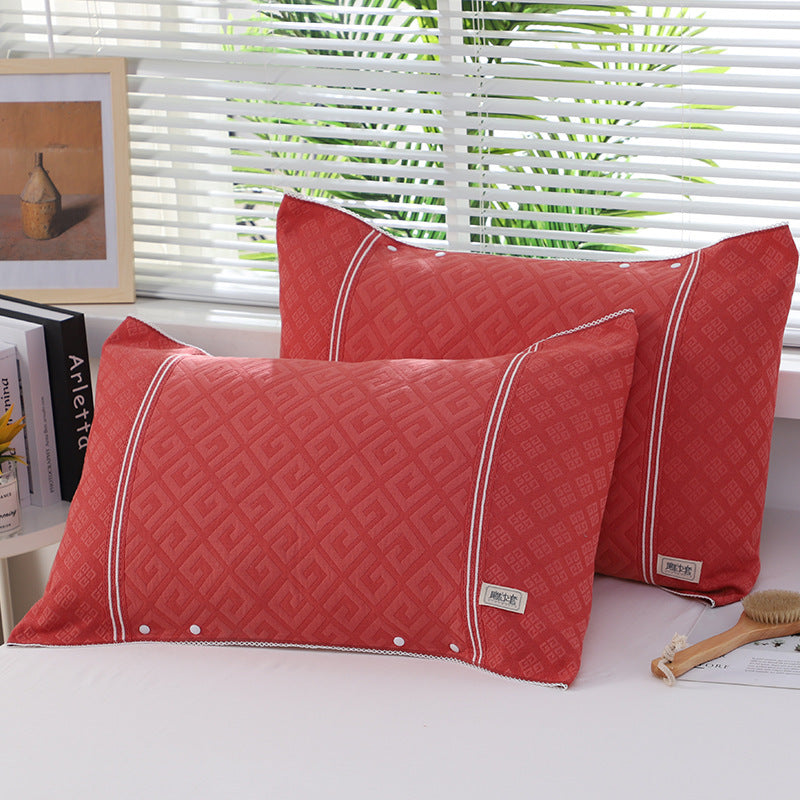 HKM-243155 Buckle Fixed Cotton Household Towels in Various Colors and Blessing Designs