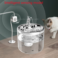 HKM-2431677 Intelligent Automatic Water Dispenser for Cats and Small Animals, 2.8L Capacity, Eco-Friendly Plastic