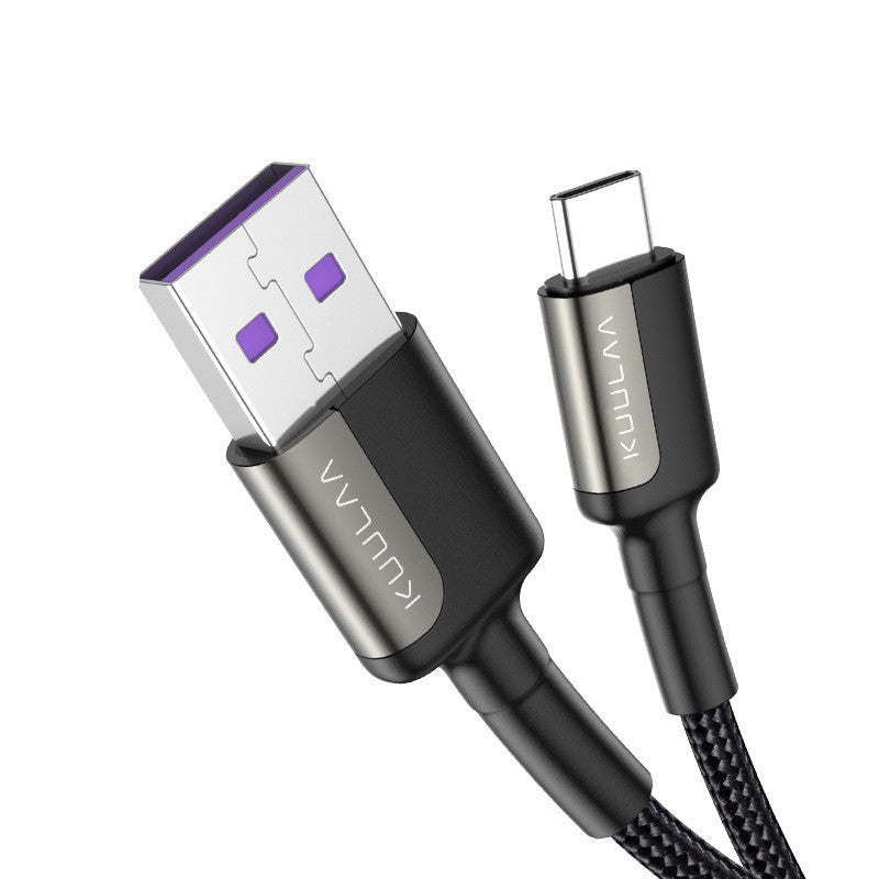 HKM-243219 Type-C Fast Charging Cable, 2m Length, 5A Capacity, Universal Compatibility