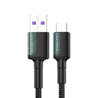 HKM-243219 Type-C Fast Charging Cable, 2m Length, 5A Capacity, Universal Compatibility