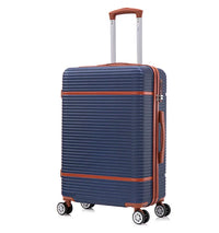 HKM-243219 Vintage Style ABS Trolley Luggage Set with Customisable Tag - 3 Pieces