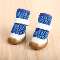 HKM-2432445 Small Dog No Foot Loss Outdoor Booties – Durable Polyester Pet Foot Covers in Various Colors and Sizes