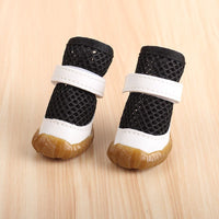 HKM-2432445 Small Dog No Foot Loss Outdoor Booties – Durable Polyester Pet Foot Covers in Various Colors and Sizes