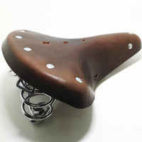 HKM-243347 Cowhide Mountain Bike Saddle - Durable and Stylish Cycling Seat