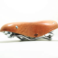HKM-243347 Cowhide Mountain Bike Saddle - Durable and Stylish Cycling Seat