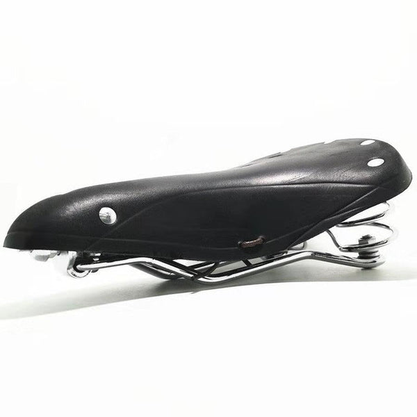 HKM-243347 Cowhide Mountain Bike Saddle - Durable and Stylish Cycling Seat