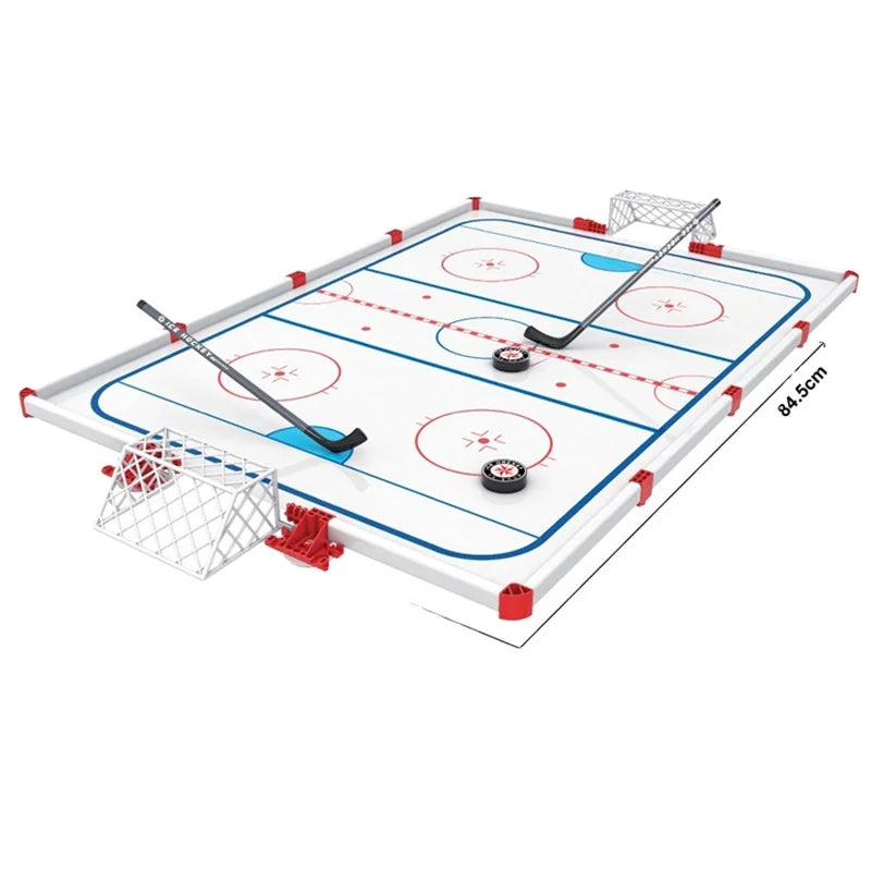 HKM-243411 Indoor Ice Hockey Game Toys Set for Family Parties and Sports Fun, 84.5x49cm, Plastic, Age 6+