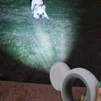 HKM-2435389 Retractable Pet Leash with LED Light and Trash Bag Holder
