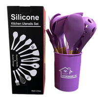 HKM-243539 Non-Stick Silicone Kitchen Utensil Set for Home Cooking