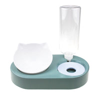HKM-2435773 Double Bowl Automatic Pet Drinking and Feeding Station with 500ml Capacity