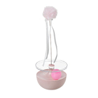 HKM-2436413 Self-Balancing Cat Tumbler Toy - Interactive Fun for Cats in White, Green, and Pink