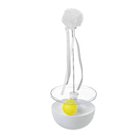 HKM-2436413 Self-Balancing Cat Tumbler Toy - Interactive Fun for Cats in White, Green, and Pink