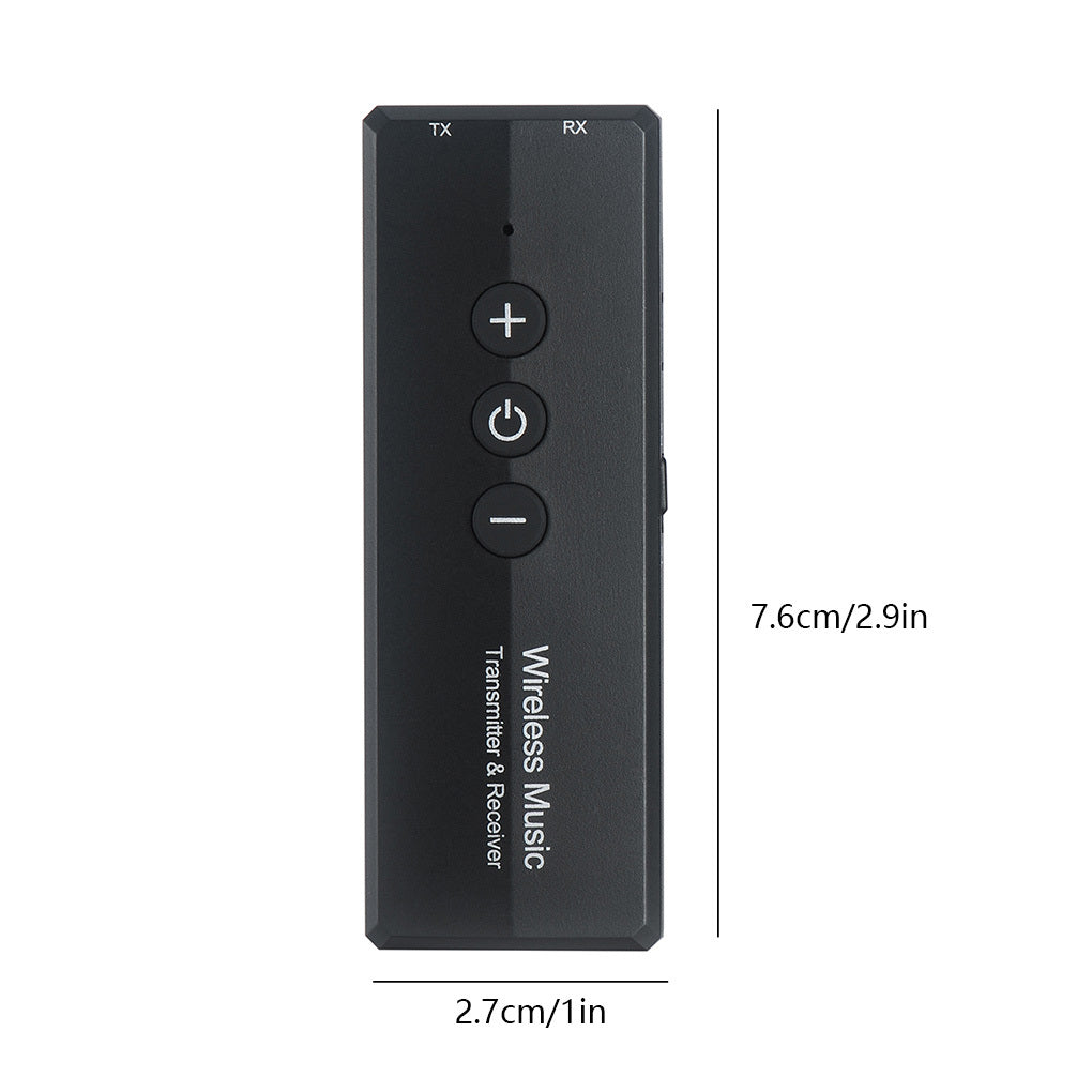 HKM-243667 Bluetooth 5.0 Receiver-Transmitter Combo with Bilateral Stereo and Built-in Battery