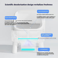 HKM-2437053 Fully Automatic Intelligent Litter Box with WiFi Connectivity - Oversized Design for Maximum Comfort and Convenience