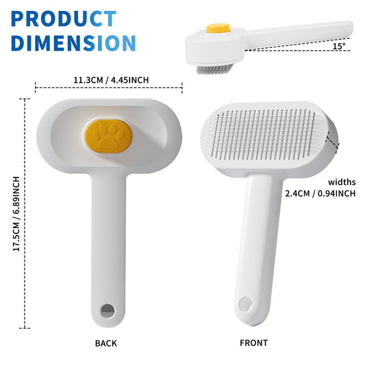 HKM-2437181 Universal Pet Hair Removal Comb for Gentle Detangling and Care of Your Pet's Coat