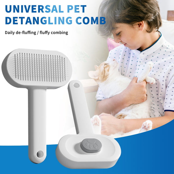 HKM-2437181 Universal Pet Hair Removal Comb for Gentle Detangling and Care of Your Pet's Coat