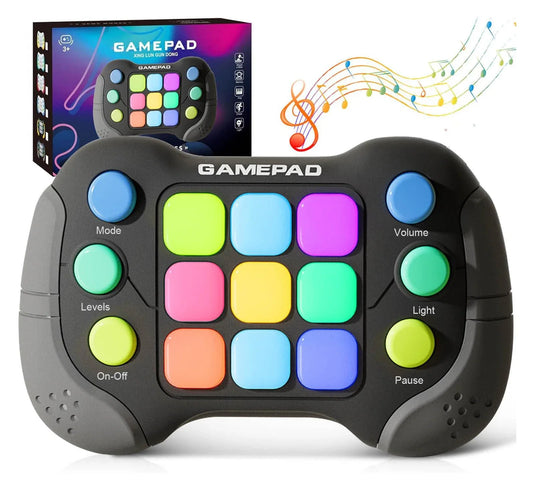 HKM-243795 Interactive Light Up Push Bubble Game for Kids – Educational Fidget Toy, Handheld Fun