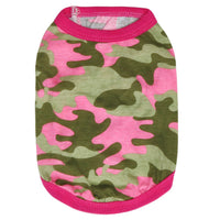 HKM-2439741 Cotton Camouflage Dog Vest for Spring and Summer in Yellow, Green, and Khaki