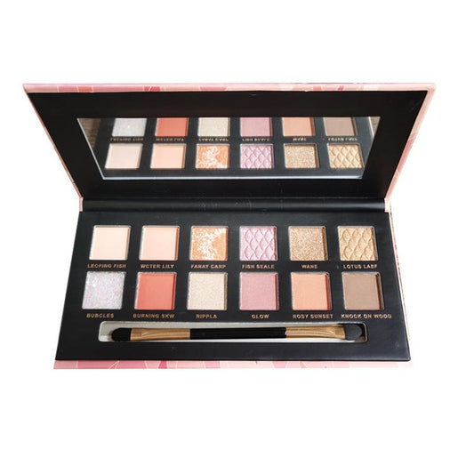 HKM-244051 12-Color Pearl Sequin Eyeshadow Palette for Creative Makeup Looks