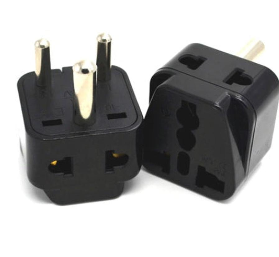 HKM-244051 Small South Africa One-for-Two Travel Conversion Socket, 3C Rated, Environmental Protection Material, Voltage Range 50V-440V