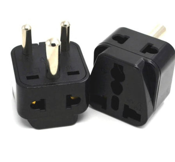 HKM-244051 Small South Africa One-for-Two Travel Conversion Socket, 3C Rated, Environmental Protection Material, Voltage Range 50V-440V