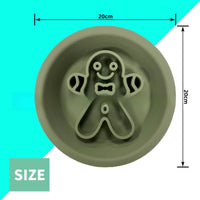 HKM-2441533 Two-in-One Slow-Eat Bowl for Pets - Anti-Choke Non-Slip Edible Silicone Honeycomb Design