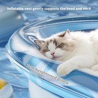 HKM-2443197 Large Inflatable Cat Water Cushion Pet Bed with Ice Pad and Inflator