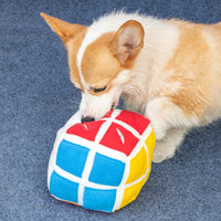HKM-2444605 Pet Snuffle Puzzle Toy for Dogs and Cats - Interactive Hidden Food Cube for Mental Stimulation and Slow Feeding