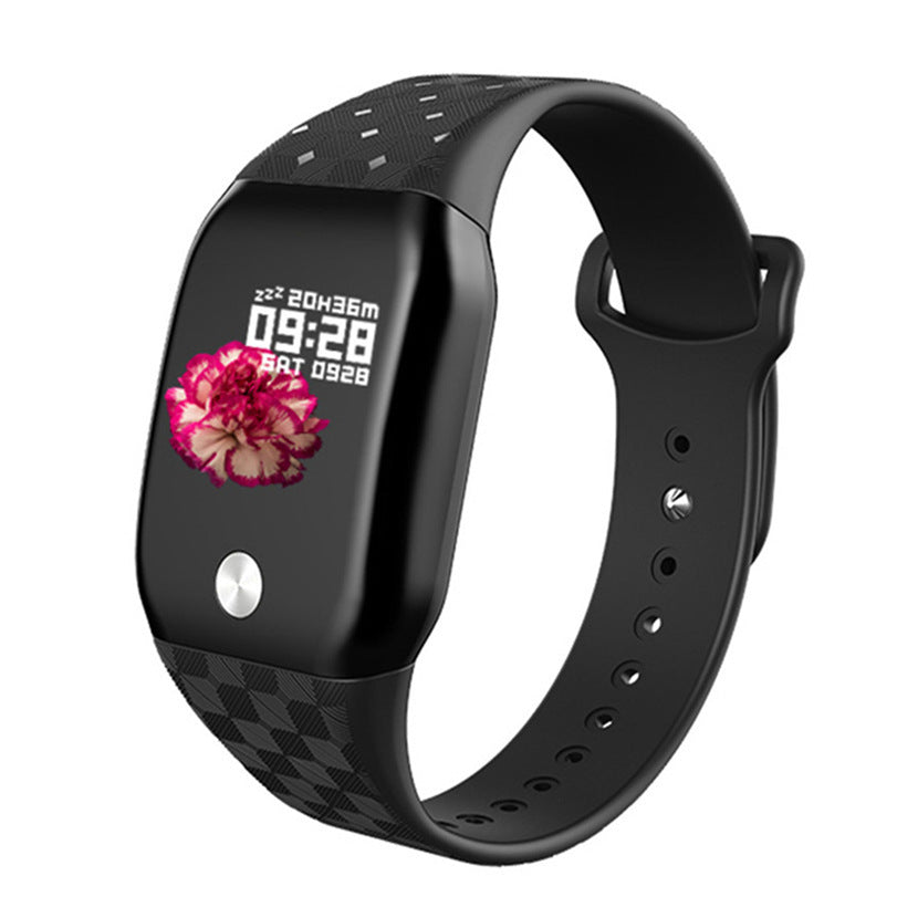 HKM-244499 A88 Color Screen Smart Bracelet - Compatible with iOS and Android Devices, 1.3 Inch Display, TPU Material