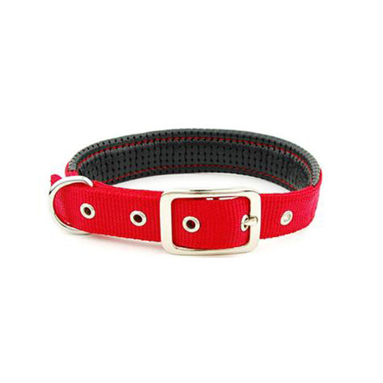 HKM-2446909 Reflective Nylon Dog Collars with Traction Belt - Medium to XL Sizes Available