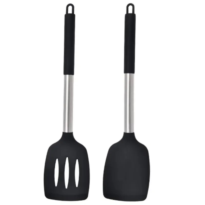HKM-244691 Heat Resistant Silicone Cooking Utensil Set - Multifunctional Kitchen Accessories