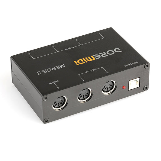 HKM-244691 MIDI Merge-5 Combiner for Multiple Inputs with Standard Compatibility