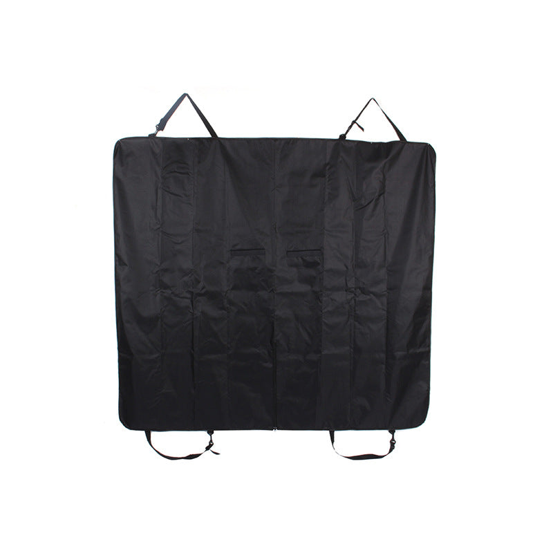 HKM-2448957 Universal Waterproof Pet Car Mat for All Seasons - Black Five-Seater Pad
