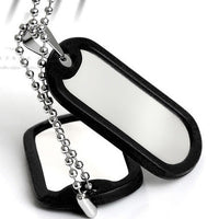 HKM-2449725 Titanium Steel Men's Necklace with Pendant - Multi-layer Bead Chain, 60cm Length