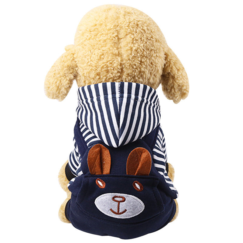 HKM-2451261 Rabbit Costume for Pets - British Style Cloth Apparel, General Fit, Asian Sizing