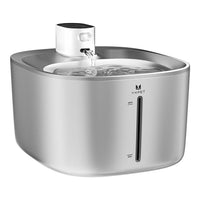 HKM-245139 Rechargeable Stainless Steel Automatic Pet Water Dispenser for Dogs and Cats - 4L Capacity